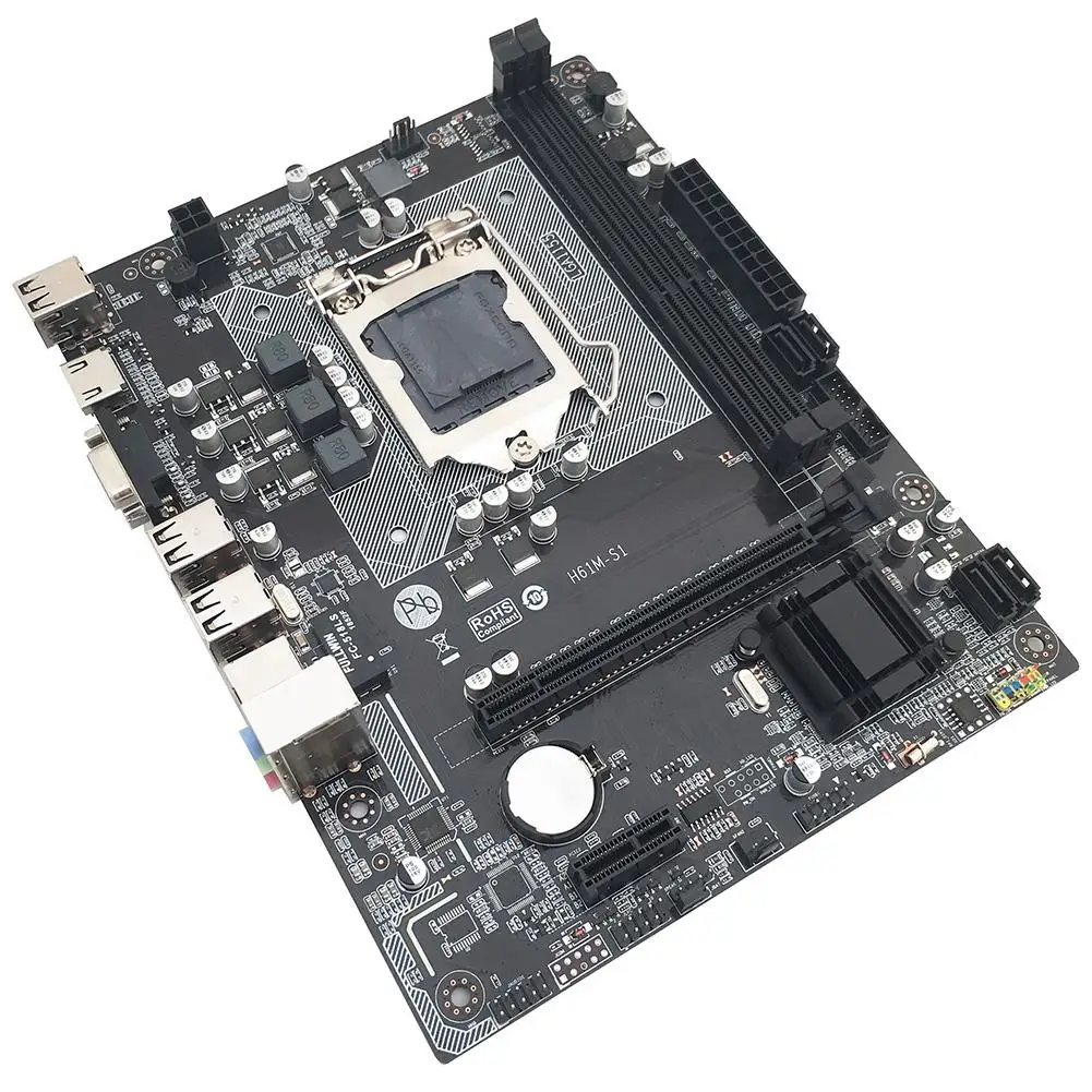 Desktop Computer Motherboard 1155 Pin CPU Interface All Solid State For Home Office Use | Электроника