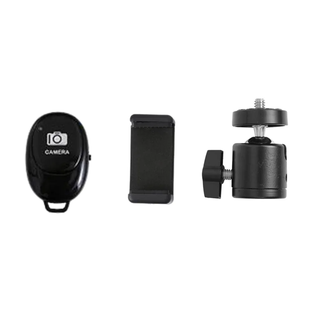 

Bluetooth Remote and Ball head and Phone clips