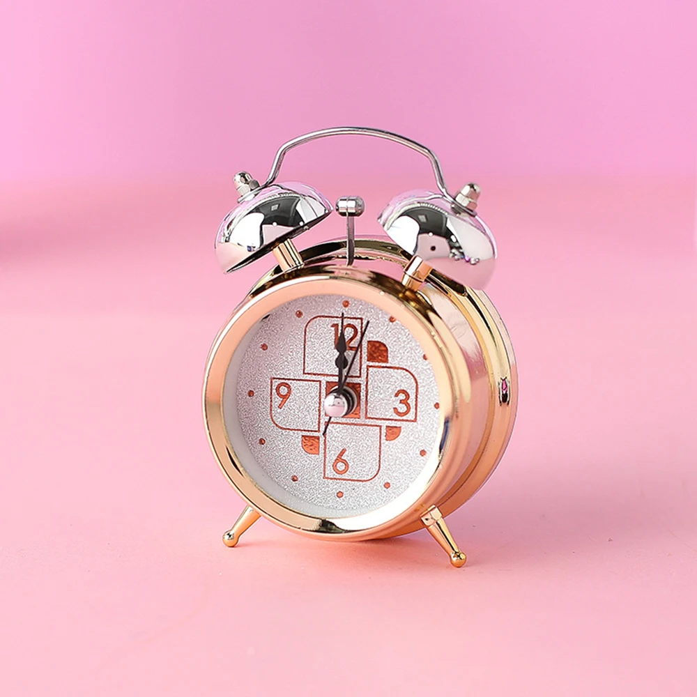 Часы-Будильник механические в стиле ретро с двойными колокольчиками | Дом и сад