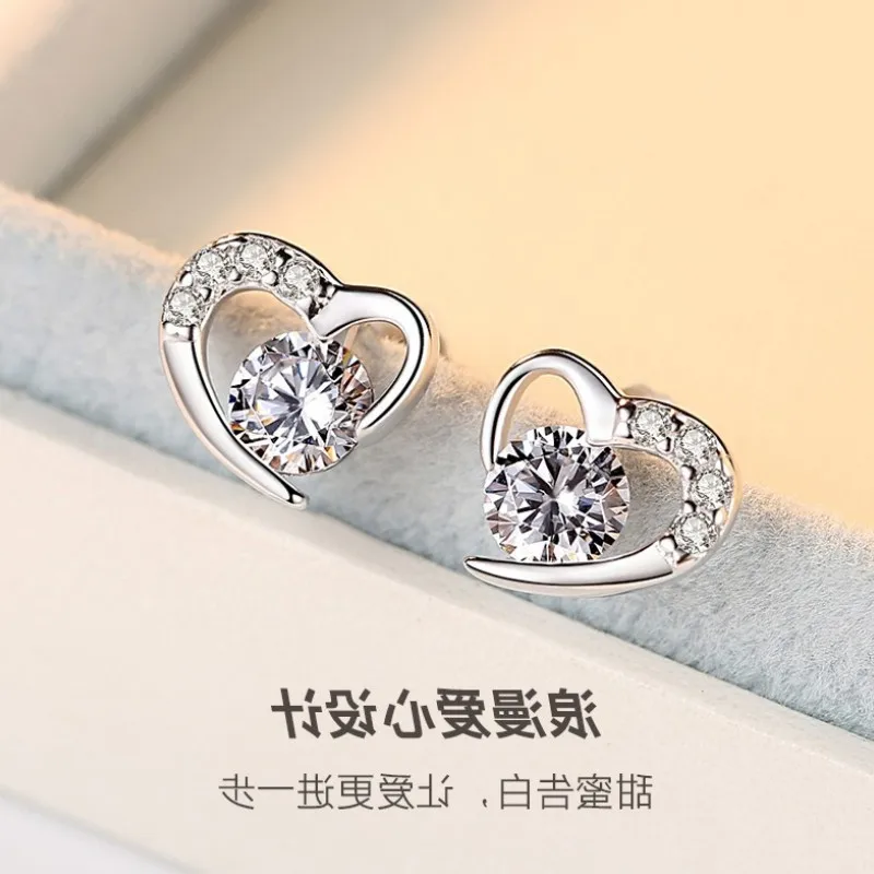 

Fashion Star Shape Earrings 925 Sterling Silver Earrings AAA Cubic Zircon Cryatal Earring For Women Gifts Jewelry
