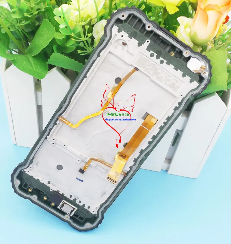 original doogee s58 pro lcd displaytouch screen digitizer with frame assembly replacement parts for doogee s58 pro phone free global shipping