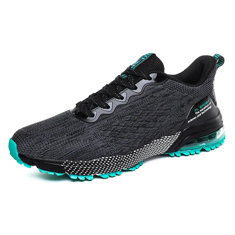 Sports shoes men's spring and autumn breathable flying woven mesh with casual wild student cushion | Обувь
