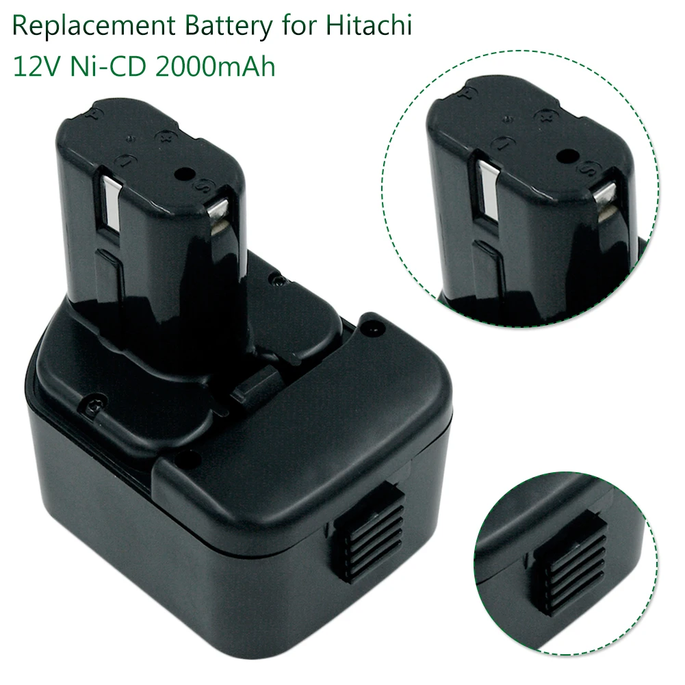 Никель кадмиевый аккумулятор 12 в 2 0 Ач для Hitachi EB1214S EB1212S Eb1220BL Eb1230hl Eb1230r Eb1230x Eb1233x DS