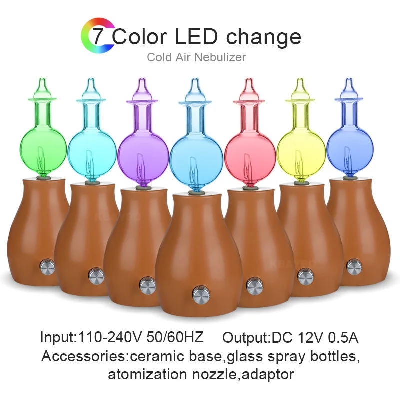 Диффузор керамический стеклянный ароматерапия чистые эфирные масла распылитель