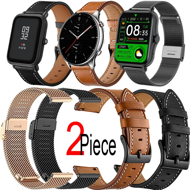 

Миланский Браслет Для Xiaomi Huami Amazfit Bip U Pro S Lite GTS 2 Mini 2e 3 ремешок