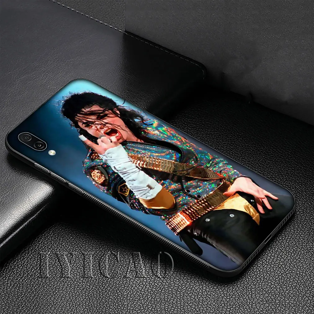 Мягкий силиконовый чехол Michael Jackson MJ для Huawei P30 P20 Pro P10 P9 Lite Mini 2017 2016 P Smart Z Plus 2019 |