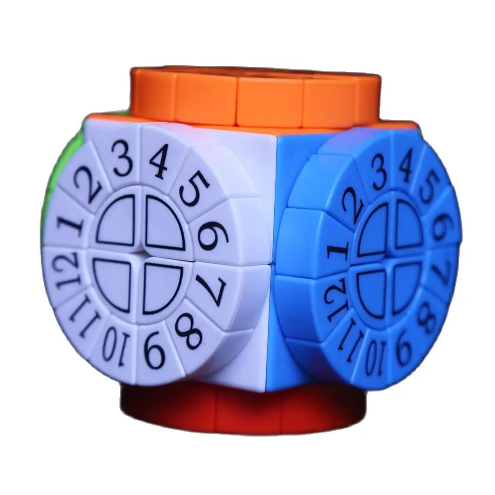 

7.4*7.4*7.4CM Time Machine Magic Cube Composite Structure Game Cube Professional Puzzle Cubes Educational Toys For Children Baby