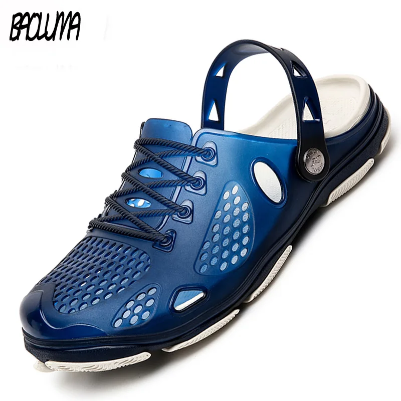 Летние мужские сандалии Воздухопроницаемые кеды Тапочки с отверстиями