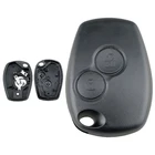 Чехол для автомобильного ключа без ключа с 2 кнопками, чехол для Renault Megane Modus Espace Laguna Duster Logan DACIA Sandero Fluence Clio