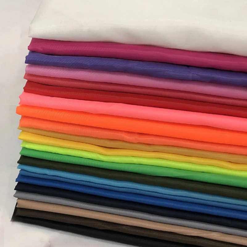 190T тонкая однотонная Полиэстеровая тафта для одежды подкладка свадебное