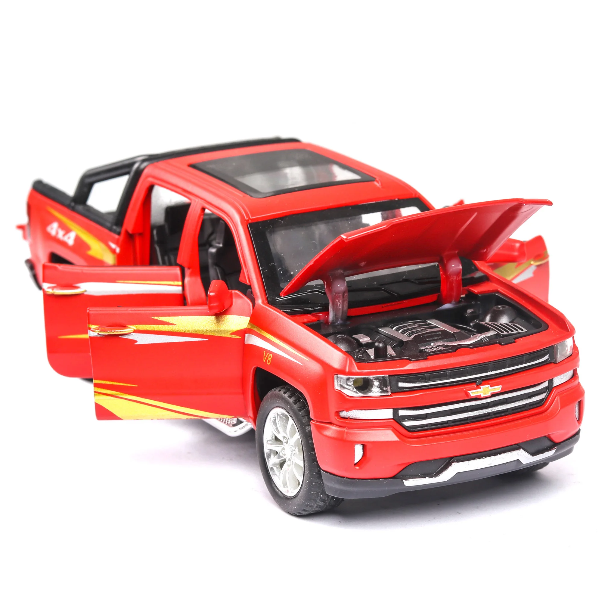 Лимит продаж модель автомобиля Chevrolet Silverado 4x4 1:32 игрушечные автомобили со