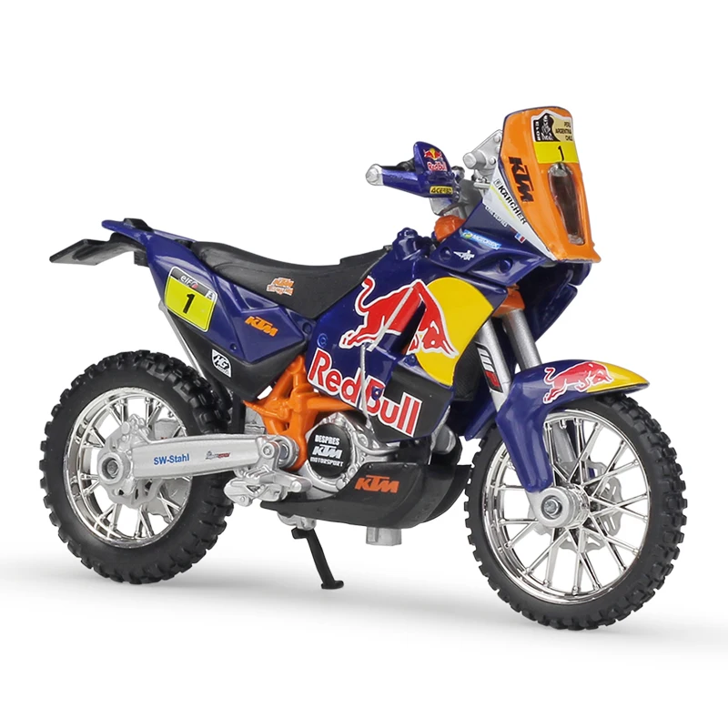 1:18 Bburago Дакар ралли KTM 450 SX-F#5 Ryan Dungey KTM 450 SX-F Red Bull#84 Jeffrey Herlings MXGP литой двигатель