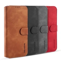 case for huawei p40 lite nova 6se 7i luxury leather phone flip pu wallet credit card retro magnetic shockproof slot wallet cover