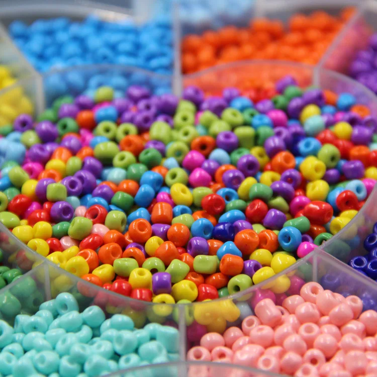 

Czech Charm Glass Seed Beads 2/3/4mm Pony Beads For DIY Bracelet Necklace Spacer Beads For Needlework Jewelry Making Kit