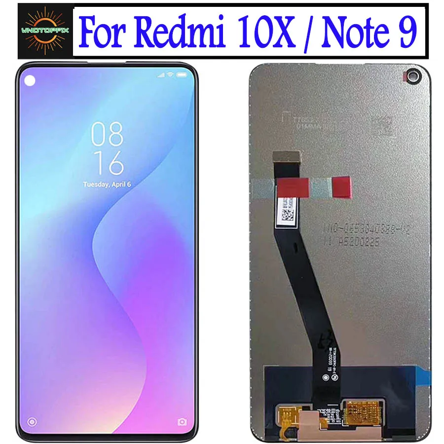 ЖК дисплей 6 53 ''для Xiaomi Redmi Note 9 сенсорный экран с дигитайзером в сборе для Remi 10x
