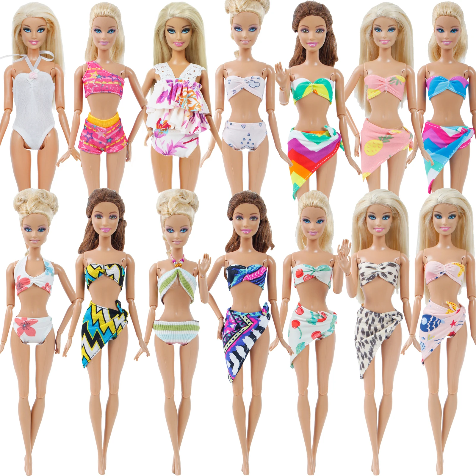 10 шт./партия летние купальники для куклы Барби|accessories for barbie|accessories barbie dollfor |