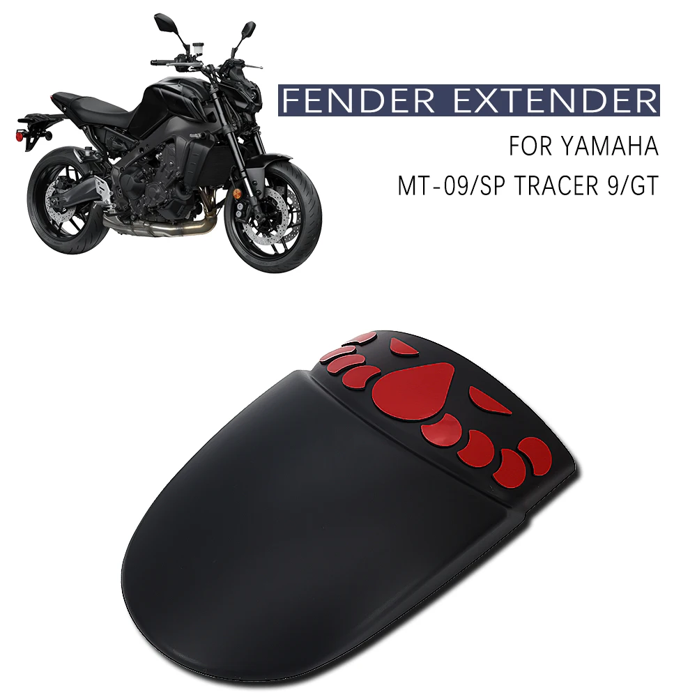 

Расширитель крыла для мотоцикла Yamaha MT 09 SP, трассировщик 900 GT 2021, аксессуары для мотоциклов, черный грязеотталкивающий блок переднего брызгов...