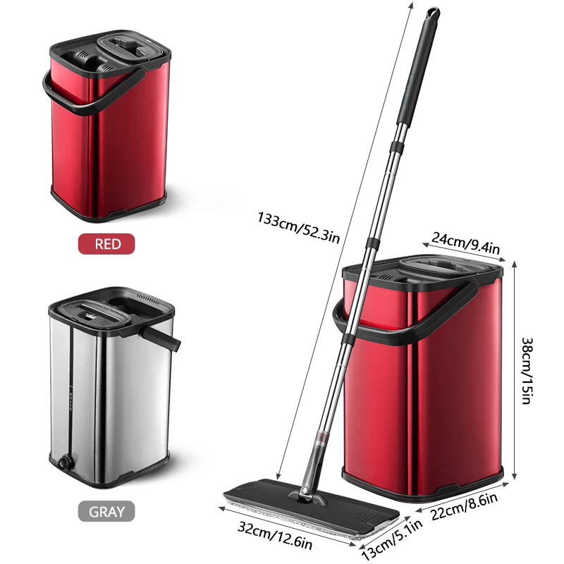 Обувь на плоской подошве резиновые спрей Швабра свободной рукой отжимная из