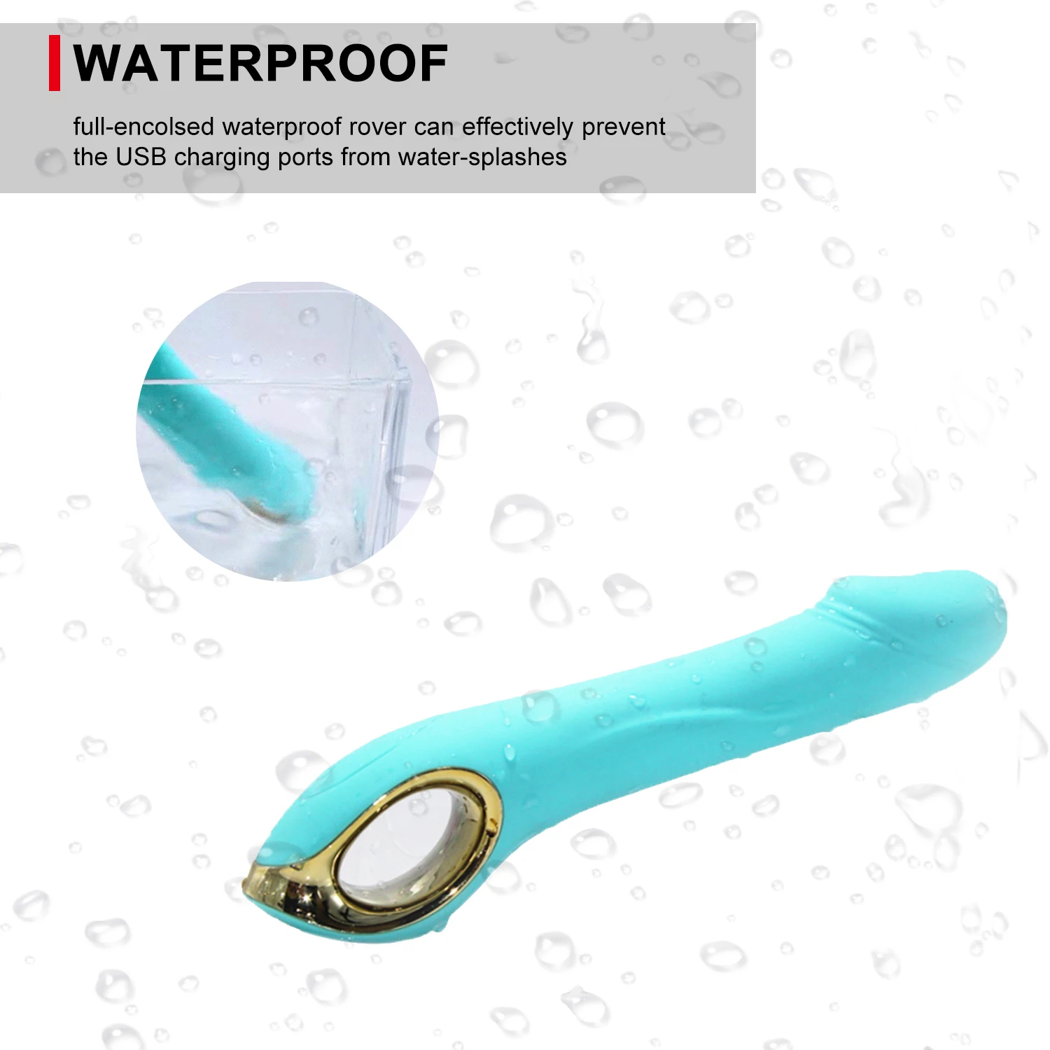 Фаллоимитатор вибратор для женщин точки G волшебный AV палочка 10 скоростей