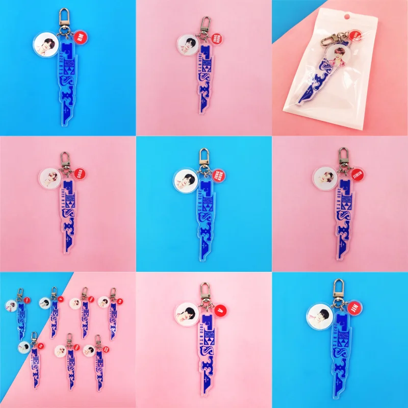 

KPOP Bangtan Boys Official Same Creative Keychain New Album Returns To Pendant Key Ring Jewelry Pendant Peripheral