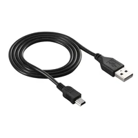 high speed usb 2 0 80cm male a to mini b 5 pin charging cable for digital cameras hot swappable usb data charger cable black