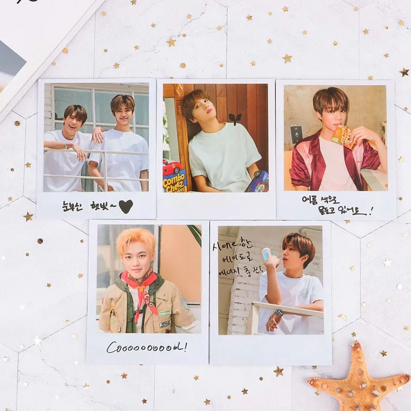 

10Pcs/Set KPOP NCT Dream Photo Card Poster Lomo Cards Self Made Paper Photocard Fans Gift Collection