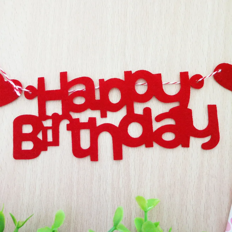 1 шт DIY сладкое сердце с днем рождения торт флаг детский душ Топпер День Рождения