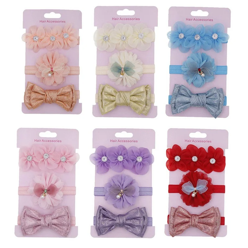 

Baby Headband Flower Girls Bows Toddler Hair Bands for Baby Girls Kids Headbands Turban Newborn Haarband Baby Hair Accessories