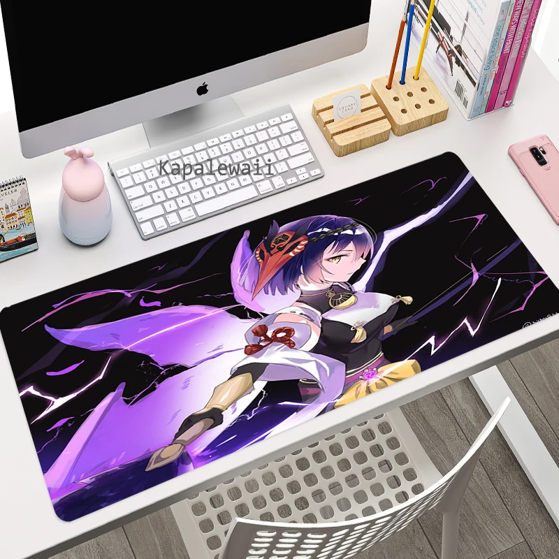 genshin impact mouse pad gaming accessories xxl pc gamer computer keyboard anime desk mat laptop csgo lol mousepad free global shipping