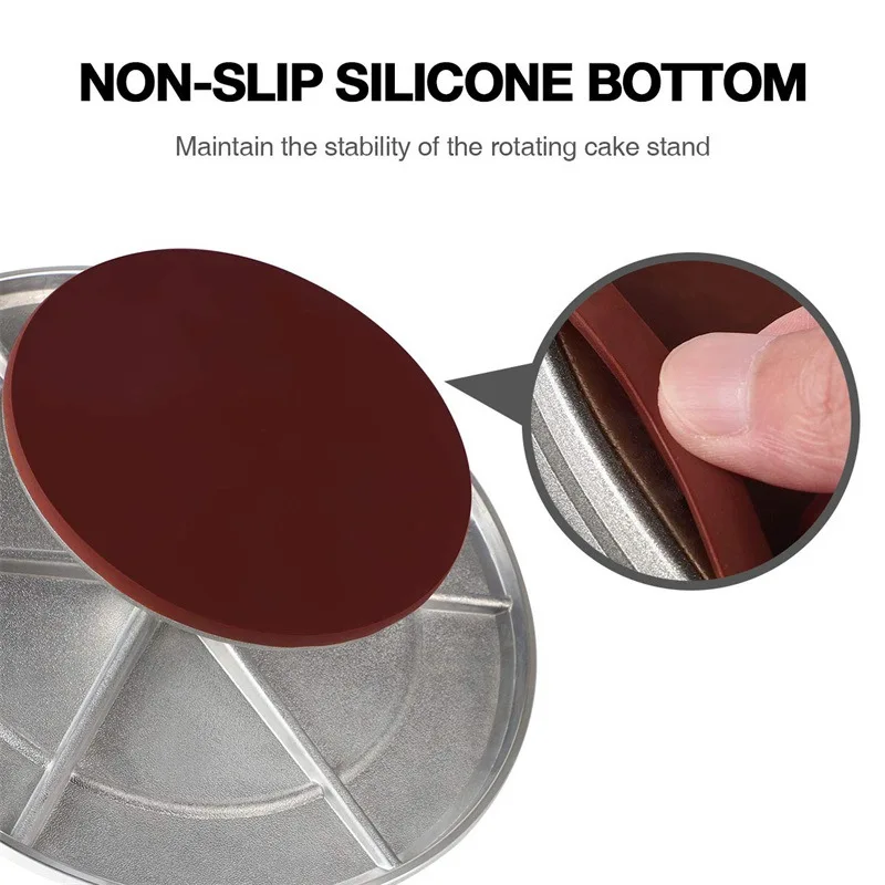 

8-14 inch high quality multi-color cake stand craft turntable platform cake turntable rotating cake baking decoration tool