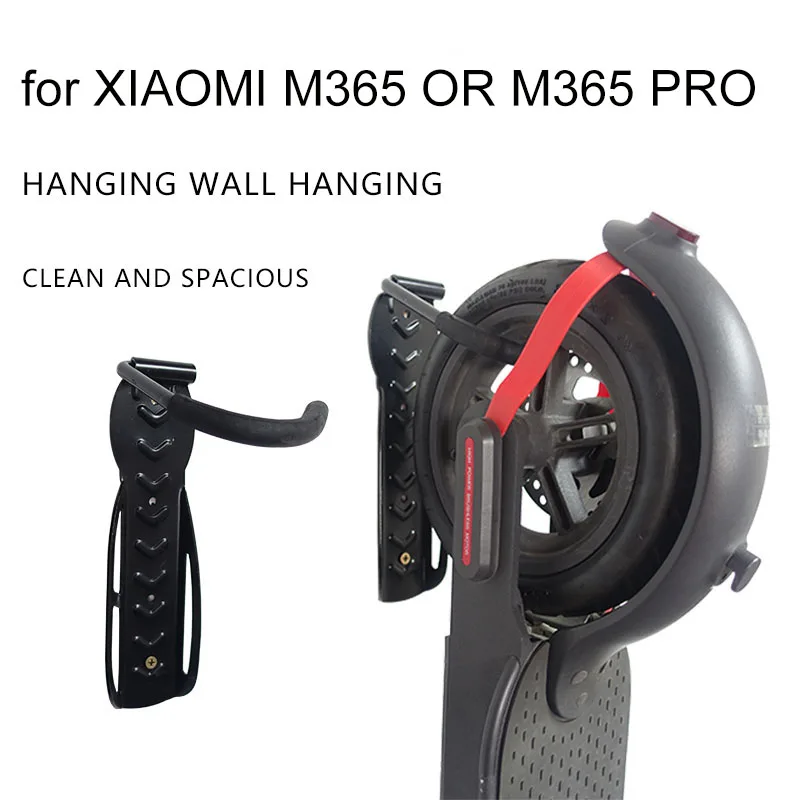 

Настенный держатель для электроскутера Xiaomi M365 & pro, вешалка с подставкой, крючок для хранения, деталь для скутера, скейтборда, велоспорта
