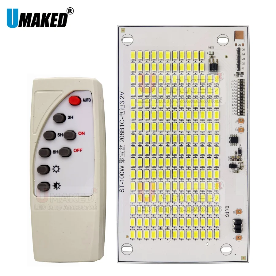 

Светодиодный ППМ Солнечный прожсветильник dc3в 25 Вт 40 Вт 100 Вт 200 Вт с пультом дистанционного управления, дорожный фонарь 60 Вт Светодиодный ис...