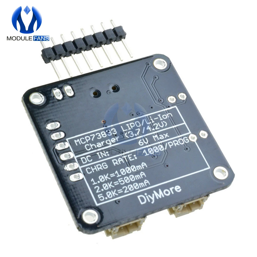 MCP73833 USB литий-ионный аккумулятор зарядное устройство DC 5 В линейная зарядка Lilon Lipo модуль контроллера 3,7/4,2 в автоматическая защита