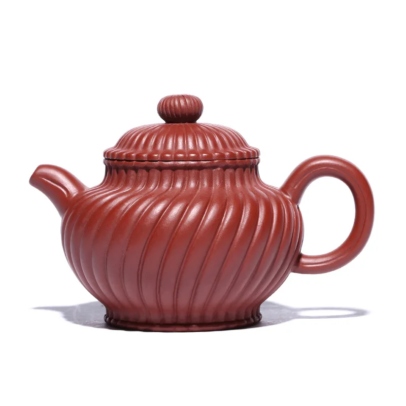 

Dahongpao Tendons Zisha Teapot Yixing Handmade Pot Kung-fu Teaware Purple Clay Drinkware For Puer Green Black Chinese Tea
