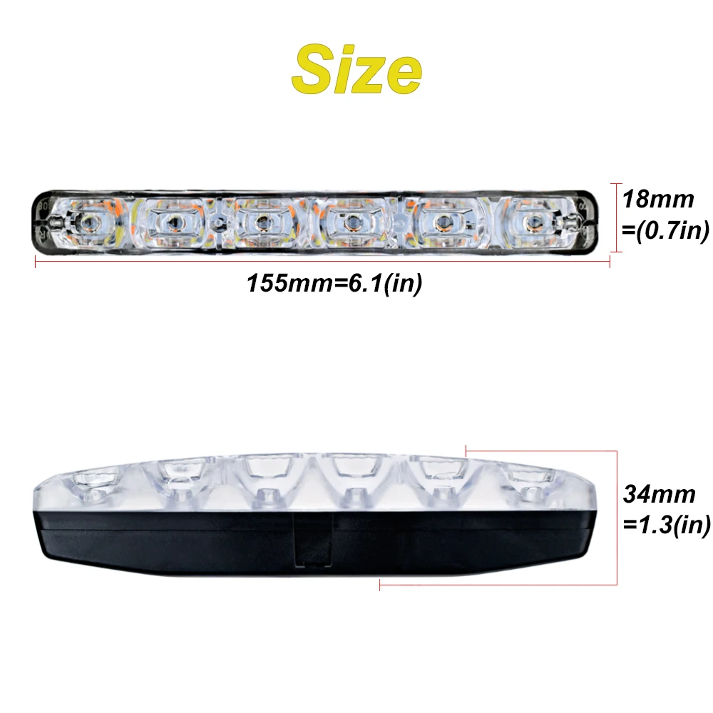 12V Ultra Bright White COB Fog Lamp LED Car Daytime Running Lights For VW Volkswagen Passat B8 B6 B7 B5.5 Golf 4 7 Styling | Автомобили и