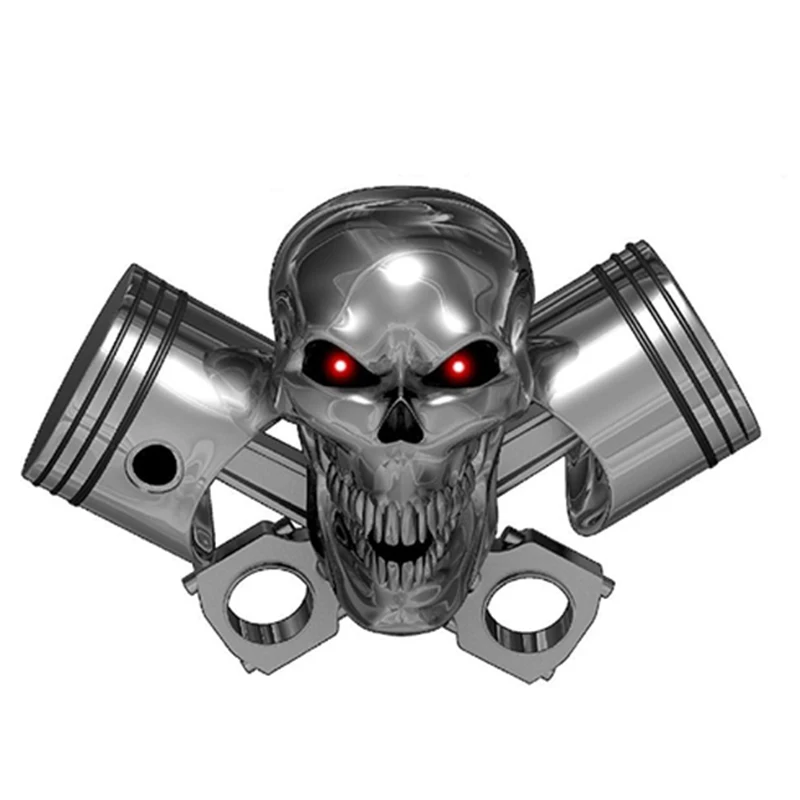 

Наклейка для автомобиля, 13 см, с рисунком черепа