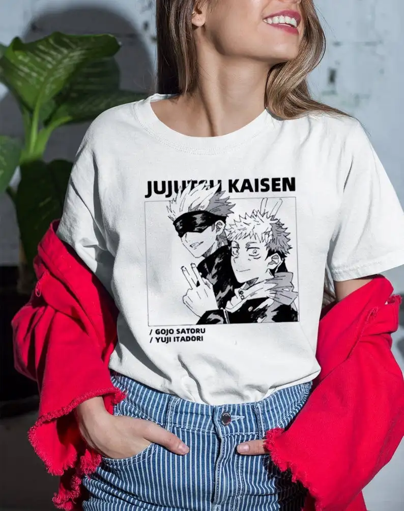 

Jujutsu Kaisen T-Shirt, Anime T-shirt, Gojo and Yuji T-Shirt, Jujutsu Kaisen Merch, Jujutsu Kaisen Unisex T-Shirt