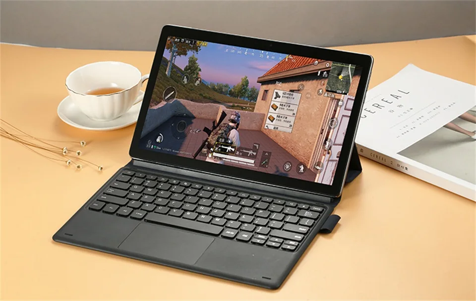 2 в 1 планшет ноутбук 11,6 дюймов android 10 ядер 1920*1080 с клавиатурой игровые планшеты gps wifi 4G sim карта вызов телефон tab
