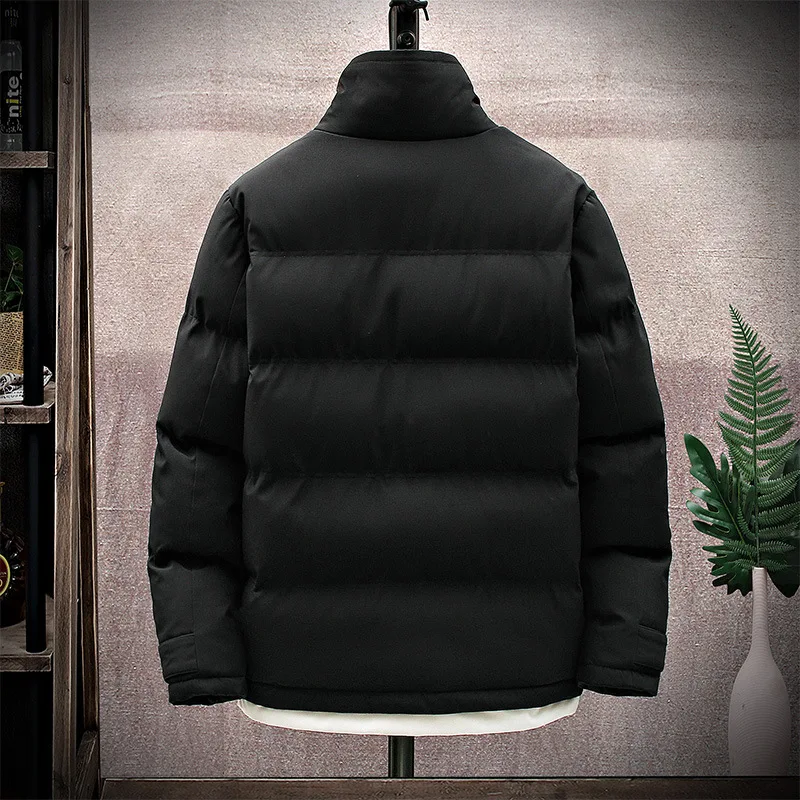 

Hot Sale Hip Hop Men 's Fall Winter Coat Cotton Down Cotton - Padded Jacket High Quality Cotton - Padded Capless Kpop Jacket