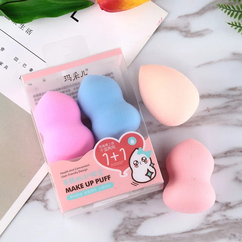 2 шт./кор. макияж imagical губка комплект основы под слоеного блендер для смешивания