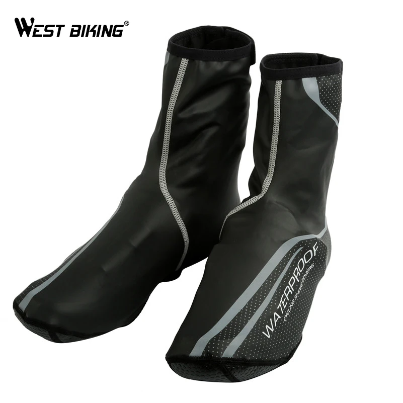 

WEST BIKING Waterproof Cycling Shoe Cover Reflective Ciclismo Thermal MTB Road Bicycle Bike Overshoes Riding Cycling Shoes Cover