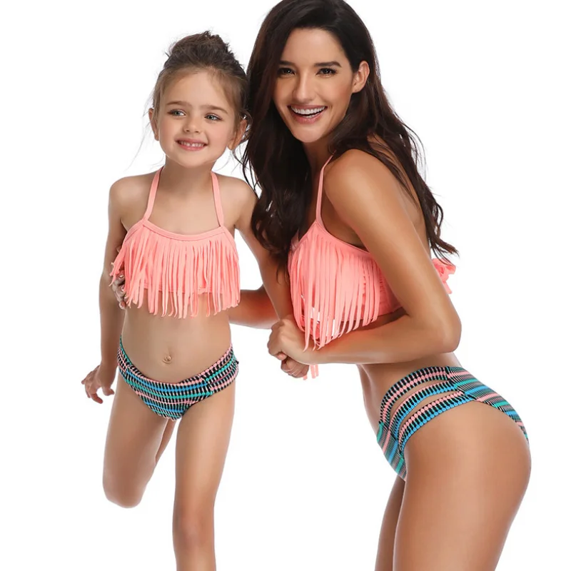 

Горячая Распродажа 2022, летние женские сексуальные купальники с кисточками, комплект бикини, купальник, Модный черный, белый, розовый компле...