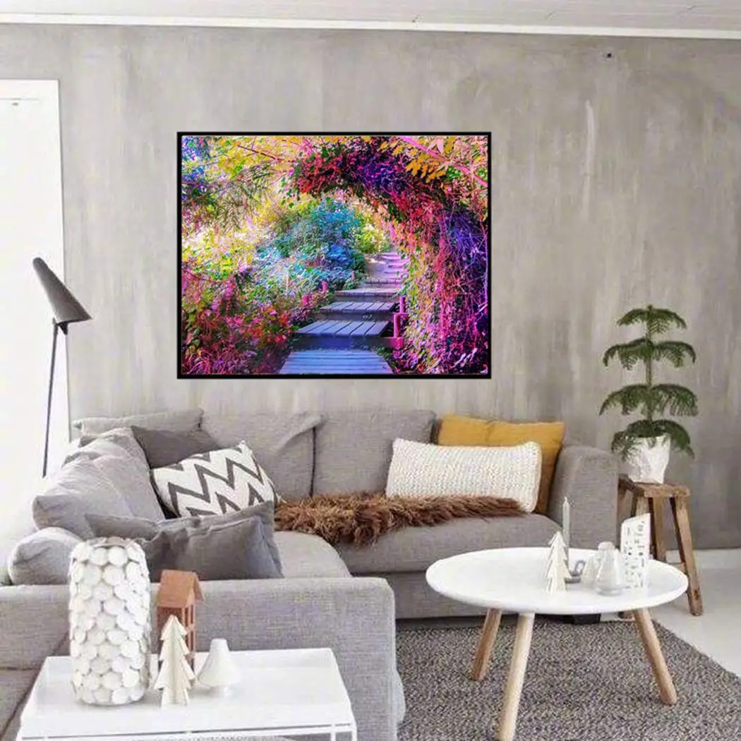 Алмазная живопись своими руками мозаика для украшения дома разноцветные