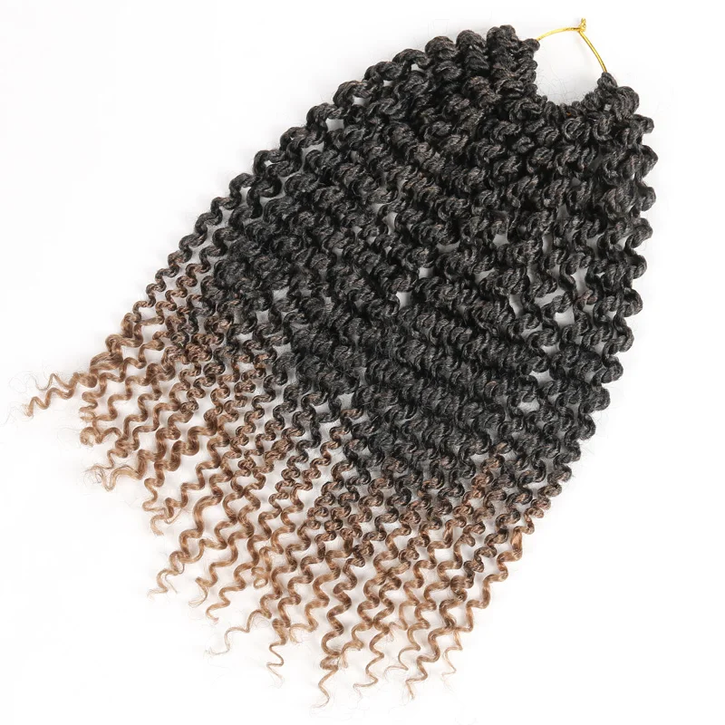 Весна Твист вьющиеся 14 дюймов Длина предварительно витой крючком косы для