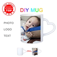 diy photo mug white ceramic cup custom your photo on tea cup coffee mugs milk cup gift print picture drinkware
