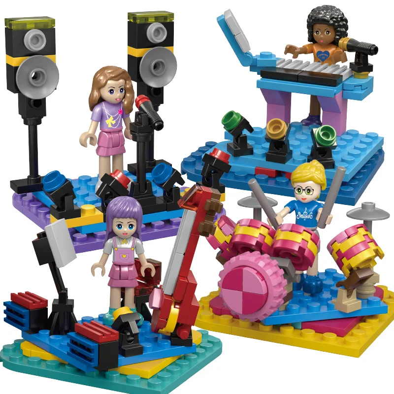 

Принцесса строительные блоки серии набор подарки игрушки друзья Образовательные Кирпичи Модель Игрушки для девочек друзья