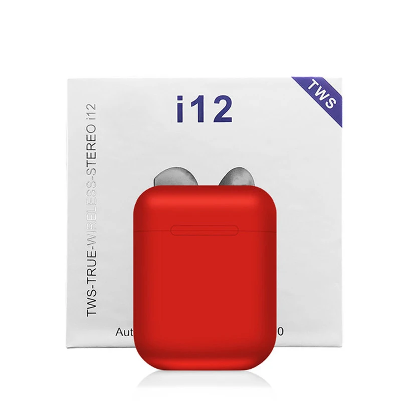 TWS беспроводные наушники i12 Touch Control Bluetooth 5 0 3D Super Bass Pods для iPhone Xiaomi Smart Phone|Наушники и