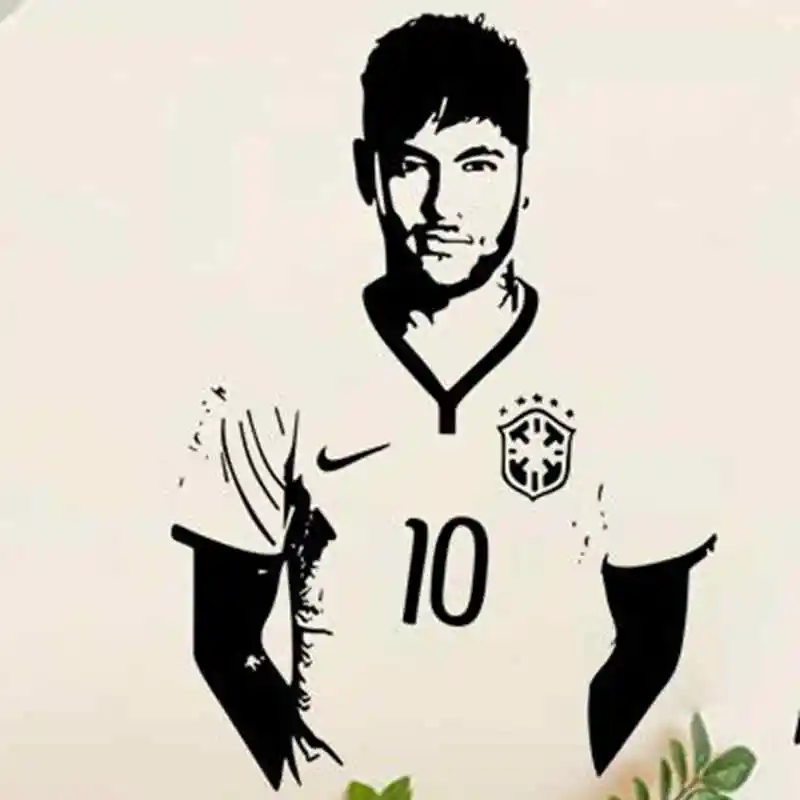 C Ronaldo наклейка на стену с футболистом Спортивная детская комната Декоративные