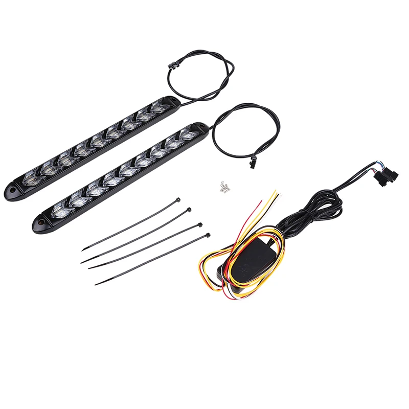 Автомобильные гибкие светодиодные дневные ходовые огни POSSBAY водонепроницаемые