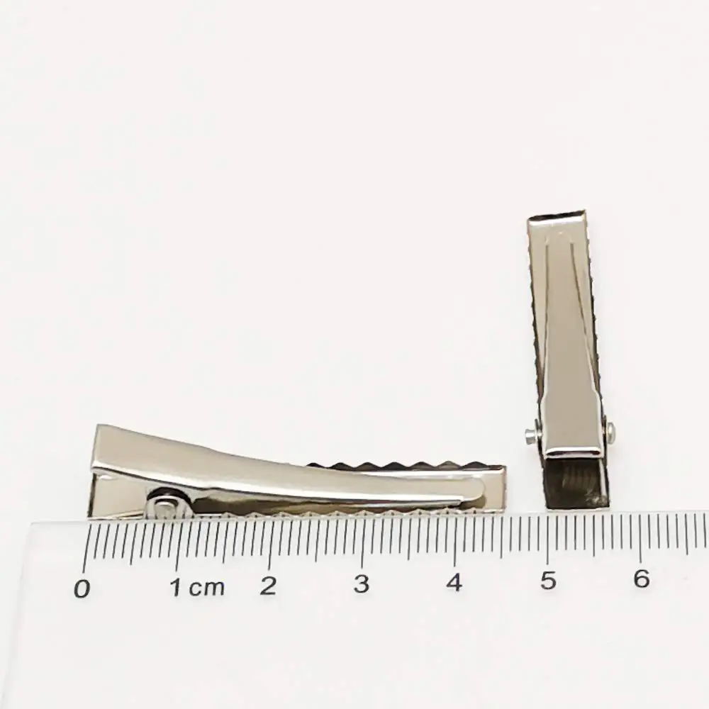 Серебристые зубчатые заколки для волос 5/30 шт. сделай сам ювелирное изделие 45 мм |